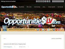 Tablet Screenshot of opportunitieslv.com